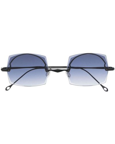 Rigards Gafas de sol con montura cuadrada - Azul