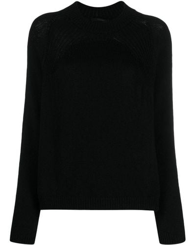 Transit Crew-neck Virgin Wool Sweater - Black