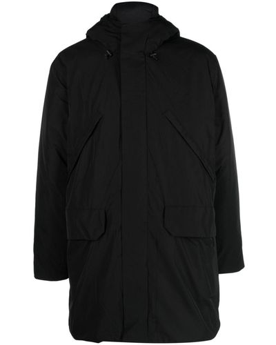 Norse Projects Parka Stavanger Military con capucha - Negro