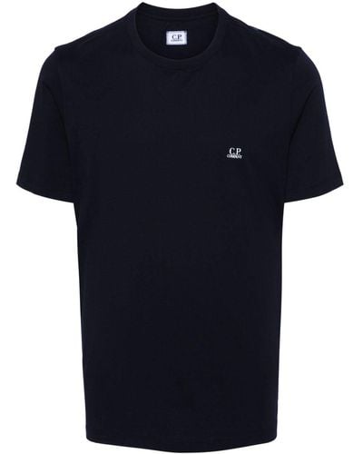 C.P. Company Camiseta 30/1 con estampado Goggles - Azul