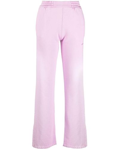 Off-White c/o Virgil Abloh Diag-stripe Cotton Track Trousers - Pink