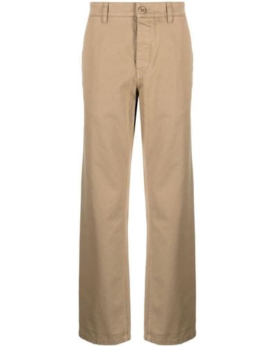 Norse Projects Aros Straight-leg Organic-cotton Chinos - Natural