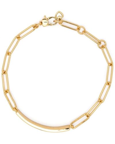 Kate Spade Heart Of Gold Id Bracelet - Metallic