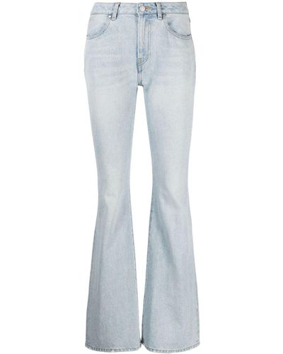John Elliott Madison Cotton Bootcut Jeans - Blue