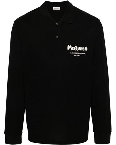 Alexander McQueen ポロシャツ - ブラック