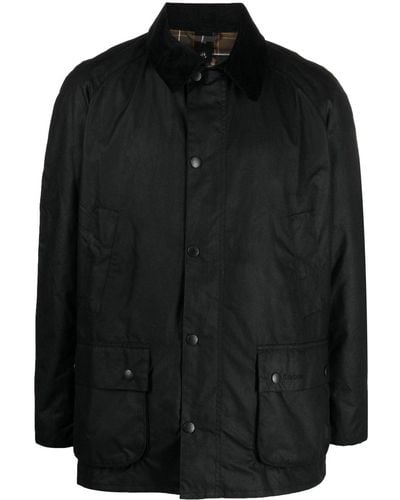 Barbour Gewachste Jacke - Schwarz