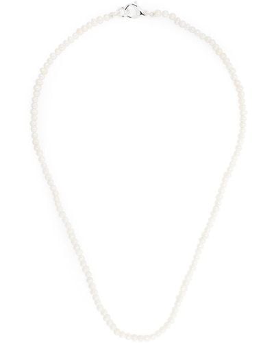 Hatton Labs Mini Pearl-chain Necklace - White
