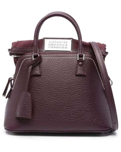 Maison Margiela Mini 5ac Classique Tote Bag - Purple