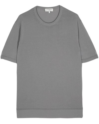MAN ON THE BOON. Cotton-blend T-shirt - Gray