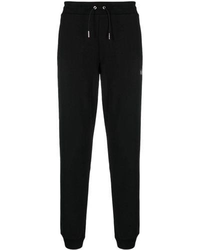 EA7 Pantalones de chándal con parche del logo - Negro