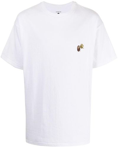 READYMADE T-shirt à logo imprimé au dos - Blanc