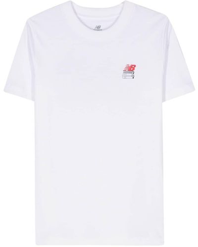 New Balance Sport Essentials Bookshelf T-shirt - Weiß