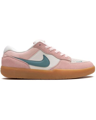 Nike Sb Force 58 "pink Bloom/teal/gum" Sneakers