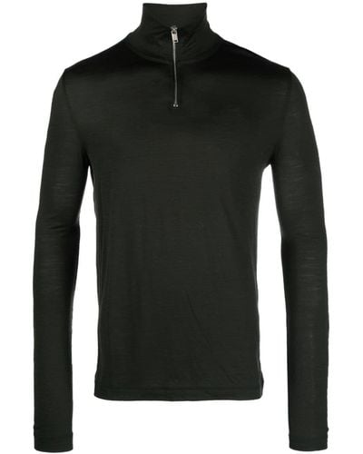 Nanushka High-neck Wool Sweater - Black