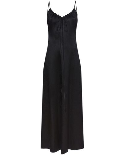Proenza Schouler Dobby Cut-out Maxi Dress - Black