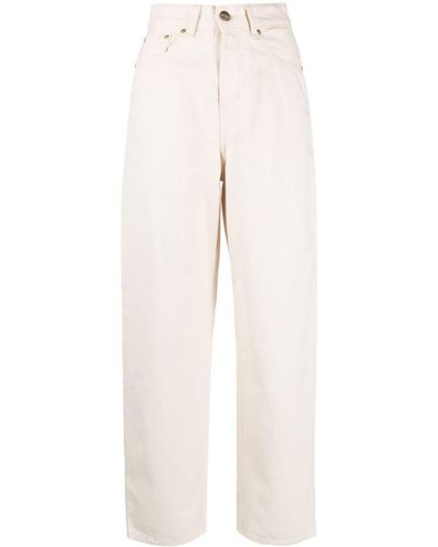 Carhartt Derby High-rise Straight Jeans - White