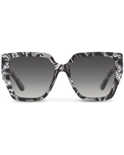 Dolce & Gabbana Gafas de sol con montura cuadrada - Gris
