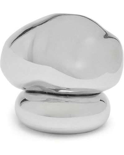 Alexander McQueen Stacked Ring - Grau