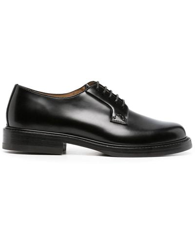 Henderson Leather Derby Shoes - Black