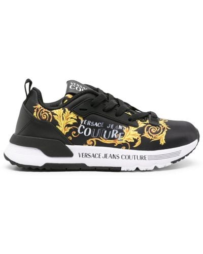 Versace Jeans Couture Dynamic Watercolour Couture Trainers - Black