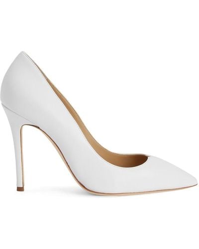 Giuseppe Zanotti Lucrezia 105mm Pointed-toe Court Shoes - White