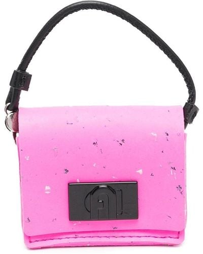 Furla Logo-patch Phone Pouch - Pink