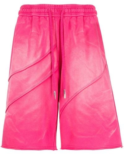 Feng Chen Wang Drawstring Cotton Shorts - Pink