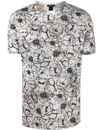 Avant Toi T-Shirt mit Blumen-Print - Mehrfarbig