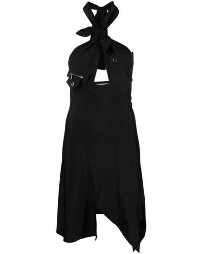 Coperni Mini-jurk Met Halternek - Zwart