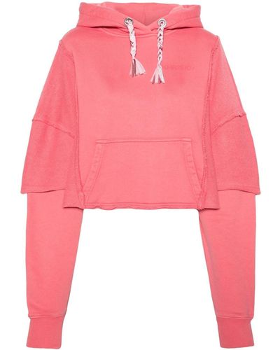 Khrisjoy Hoodie Sweatshirt - Pink