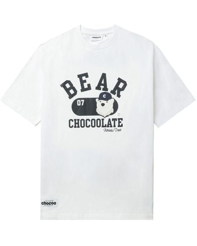 Chocoolate Chocoo Bear T-Shirt - Weiß