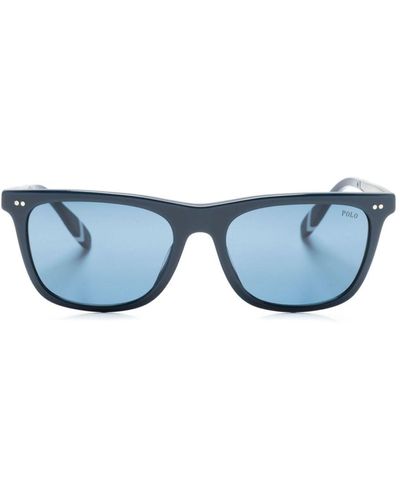 Polo Ralph Lauren Gafas de sol con montura cuadrada - Azul
