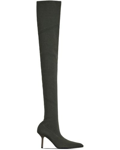 Dion Lee 88.9mm Heel Thigh-high Boots - Black