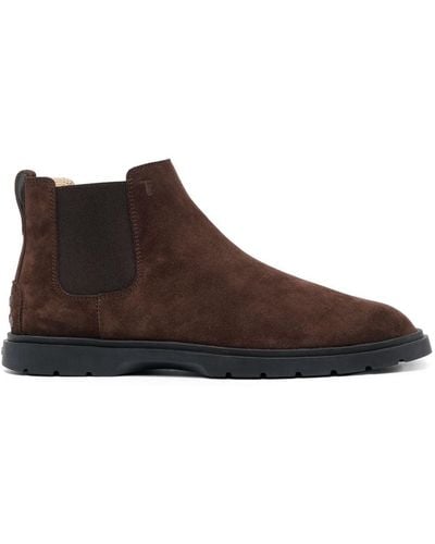 Tod's Tronchetto suede boots - Marrón