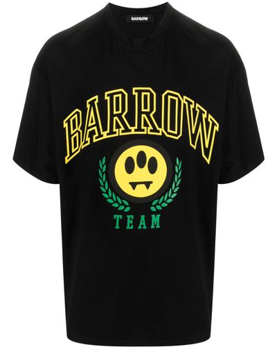 Barrow Team Cotton T-shirt - Black