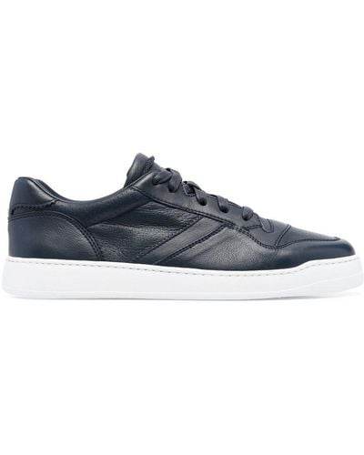 Doucal's Panelled Low-top Trainers - Blue