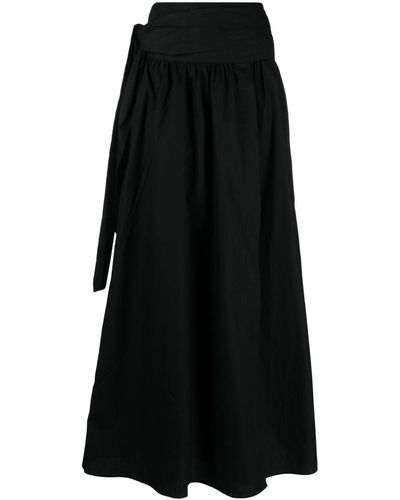 Rodebjer High-waisted Maxi Skirt - Black