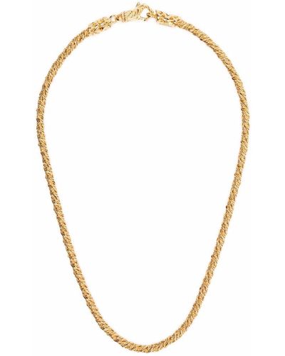 Emanuele Bicocchi Torsion Chain Necklace - Metallic