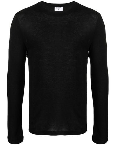 Filippa K T-shirt Met Lange Mouwen - Zwart