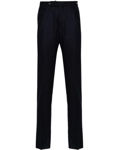 Tagliatore Pantaloni sartoriali con placca logo - Blu