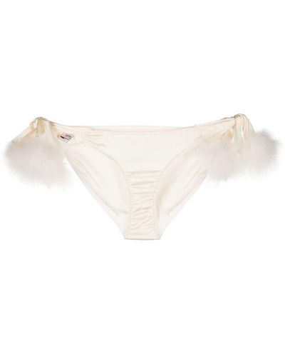 Gilda & Pearl Celeste Tie-side Silk Briefs - White