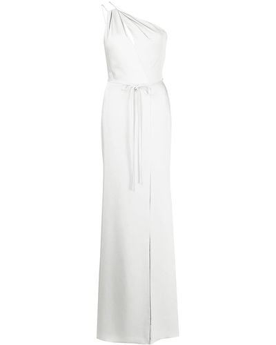 Marchesa Asymmetrisches Abendkleid - Weiß