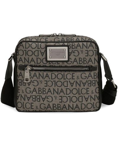 Dolce & Gabbana ジップ ショルダーバッグ - ブラック