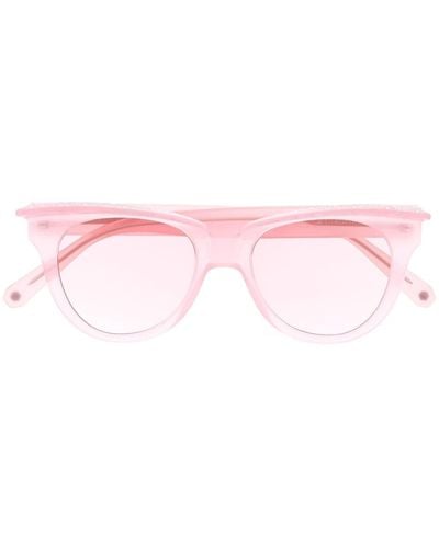 Philipp Plein Crystal-embellished Sunglasses - Pink