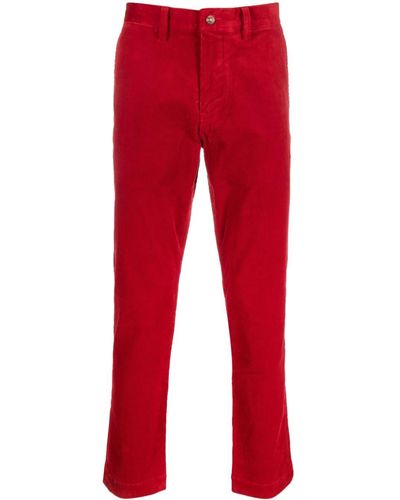 Polo Ralph Lauren Pantalon droit à coupe quatre poches - Rouge