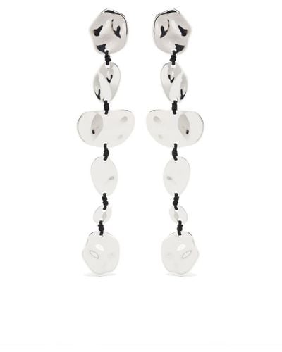 Cult Gaia Val Clip-on Earrings - White