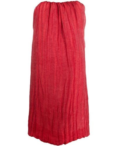 Khaite Strapless Mini-jurk - Rood
