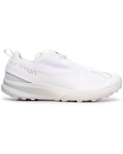 Fumito Ganryu Zip-fastening Low-top Sneakers - White