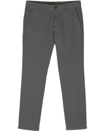 Incotex Cropped Chino Trousers - Grey