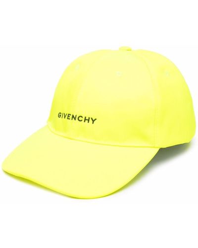 Givenchy Embroidered-logo Baseball Cap - Yellow